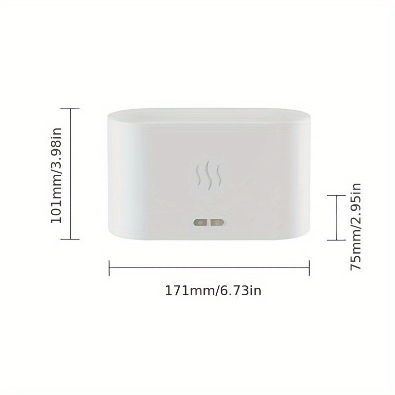 Flame Aroma Diffuser – USB Cool Mist Humidifier