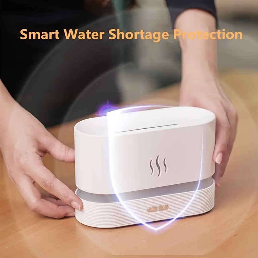 Flame Aroma Diffuser – USB Cool Mist Humidifier