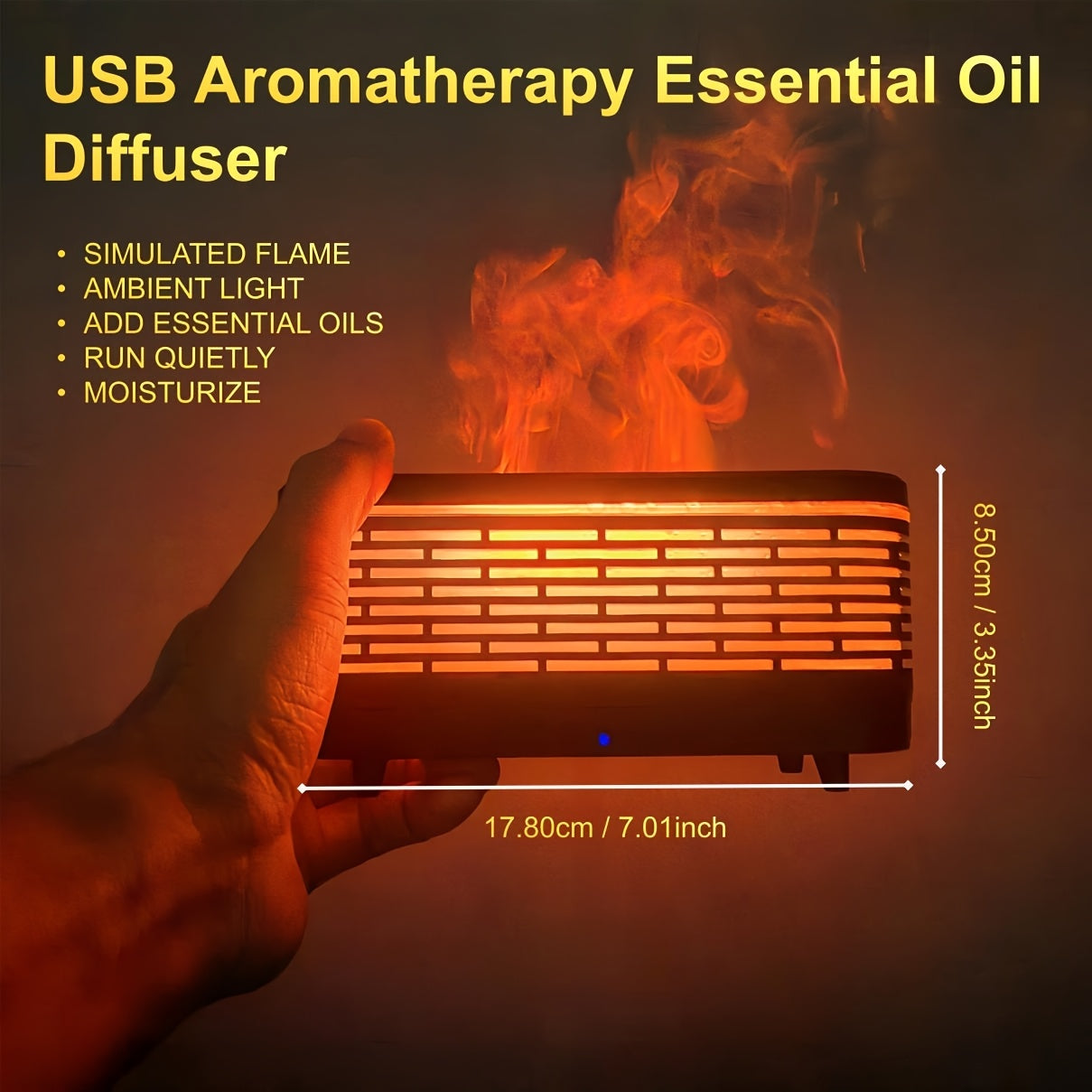 Upgraded Flame Aroma Diffuser