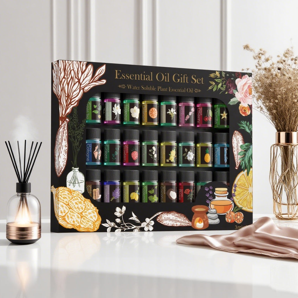 24pcs 3ml bottle Mini Essential Oils Set