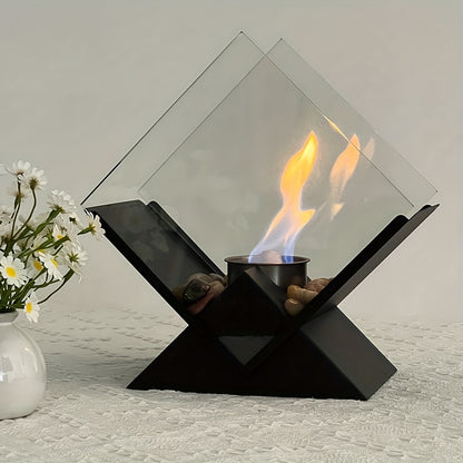 Vintage Style Metal Alcohol Fire Heater