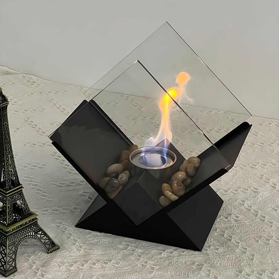 Vintage Style Metal Alcohol Fire Heater