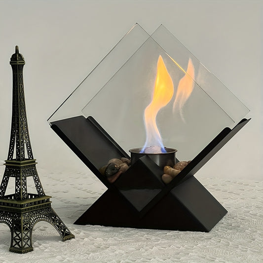 Vintage Style Metal Alcohol Fire Heater