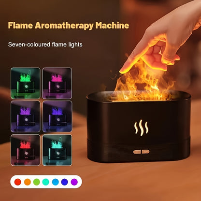 Flame Aroma Diffuser – USB Cool Mist Humidifier