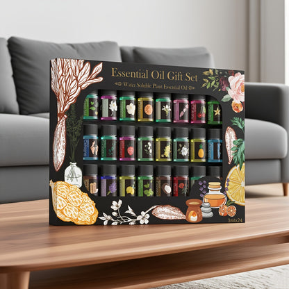 24pcs 3ml bottle Mini Essential Oils Set