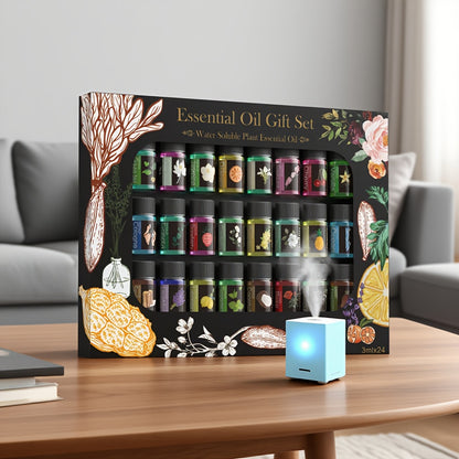 24pcs 3ml bottle Mini Essential Oils Set