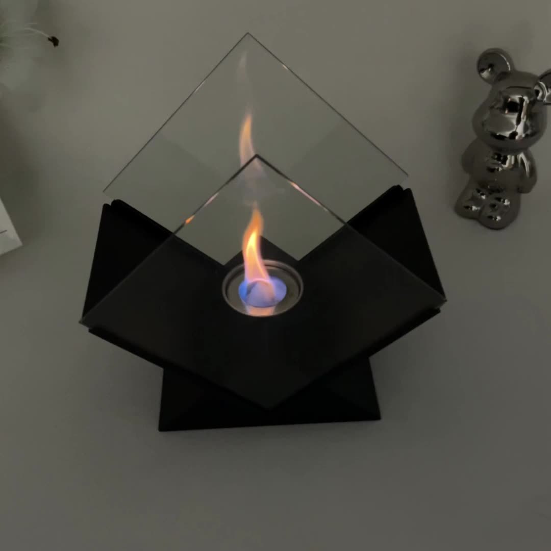 Vintage Style Metal Alcohol Fire Heater