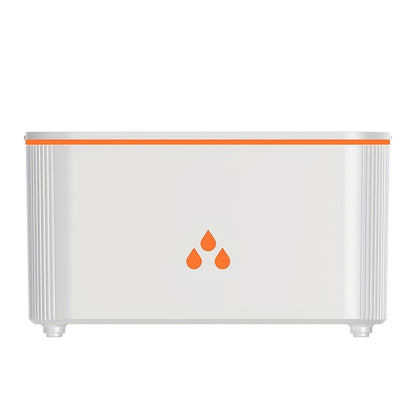 Humidifier, Humidifier Diffuser, Simulated Flame Light, Ambient Light, Creative Flame Design, Cold Mist Spray Mode, USB Power Supply, Simple And Compact, Suitable for Various Scenarios