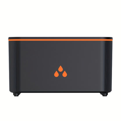 Humidifier, Humidifier Diffuser, Simulated Flame Light, Ambient Light, Creative Flame Design, Cold Mist Spray Mode, USB Power Supply, Simple And Compact, Suitable for Various Scenarios