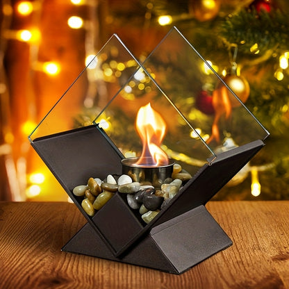 Vintage Style Metal Alcohol Fire Heater