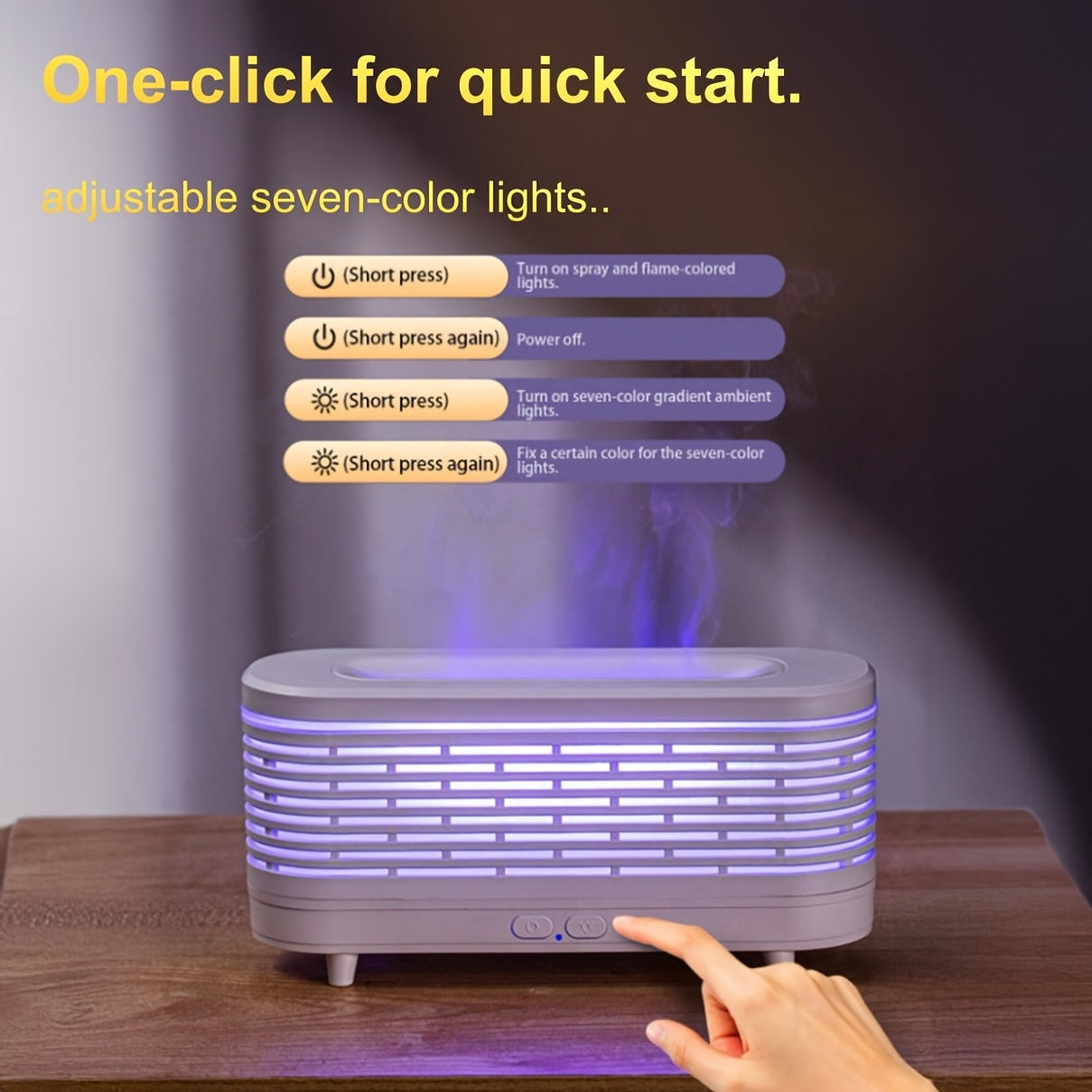 Upgraded Flame Aroma Diffuser