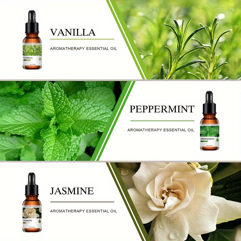 4-Pack 10ml Aroma Diffuser Essential Oil Bottles