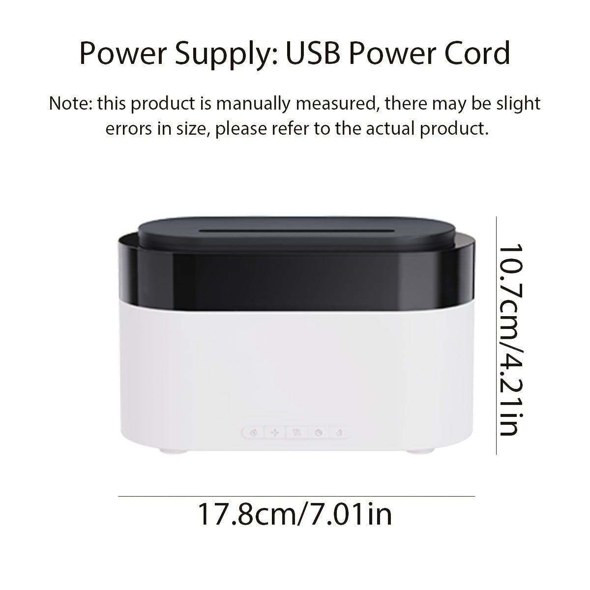 Flame Aroma Diffuser with Clock