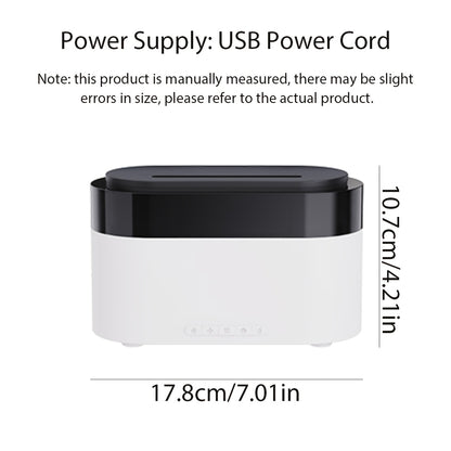 Flame Aroma Diffuser with Clock