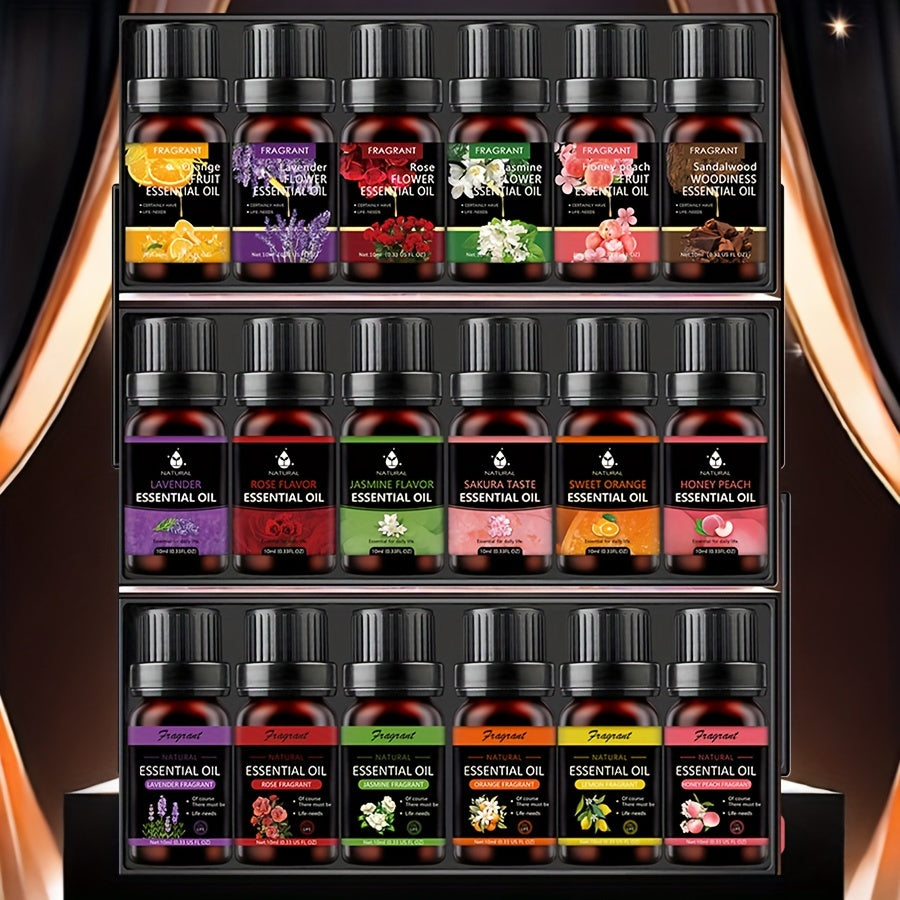 6pcs Essential Oil Diffuser Set with 10Ml Bottles