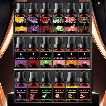 6pcs Essential Oil Diffuser Set with 10Ml Bottles