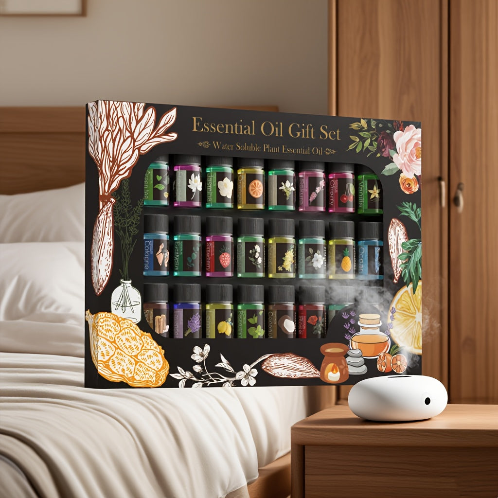 24pcs 3ml bottle Mini Essential Oils Set