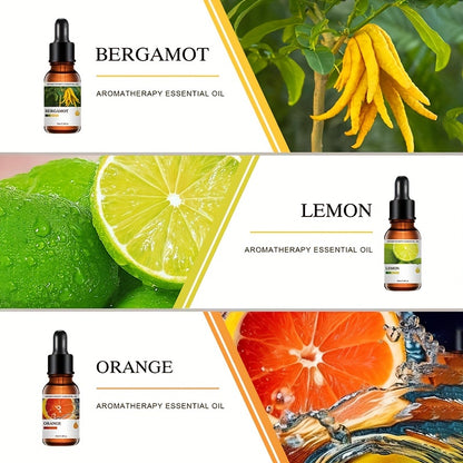 4-Pack 10ml Aroma Diffuser Essential Oil Bottles