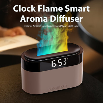 Flame Aroma Diffuser with Clock