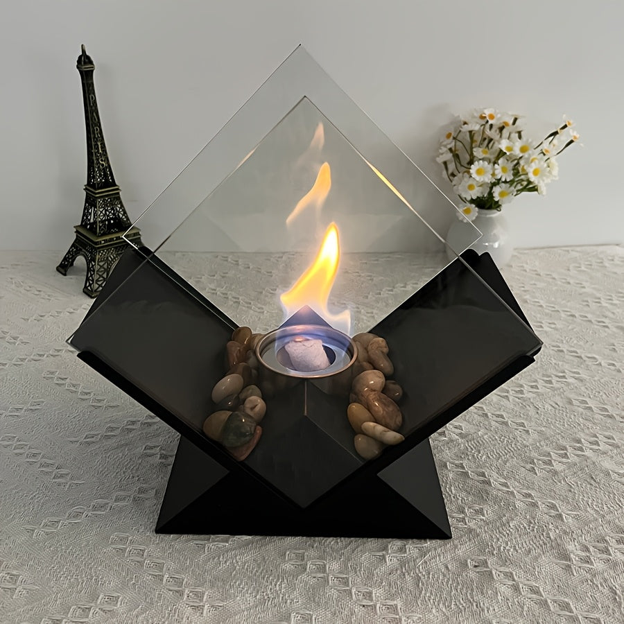 Vintage Style Metal Alcohol Fire Heater