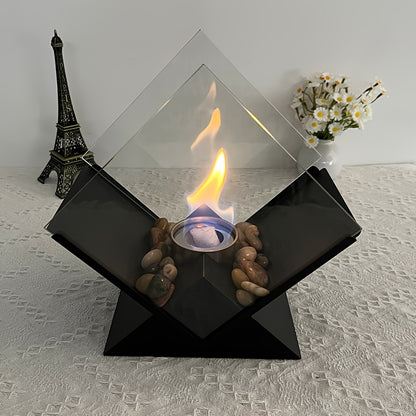 Vintage Style Metal Alcohol Fire Heater